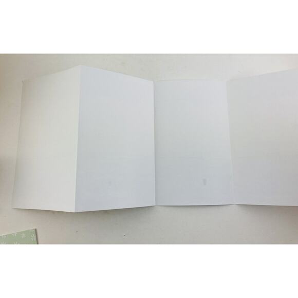 12 Vintage Fold a Note Folding Notecards Stationary Cards Green Purple Flowers - Picture 8 of 8